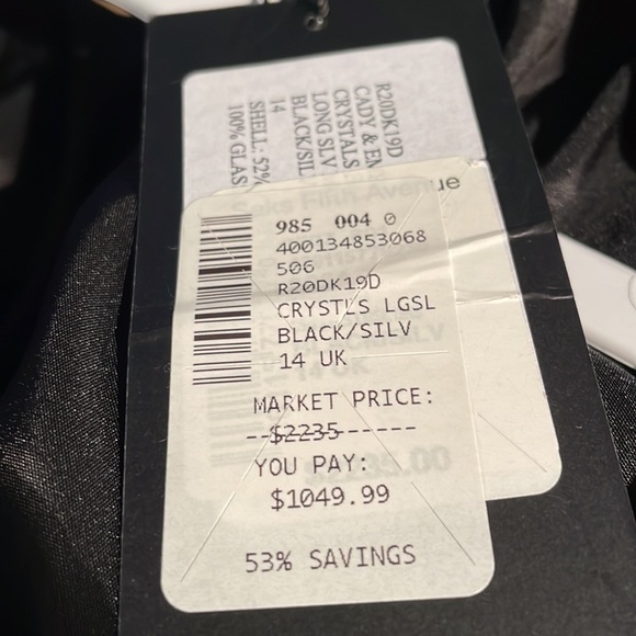 đź’—EXQUISITEđź’—DAVID KOMA HANGING CRYSTAL EMBELLISHED MOTIF MINI SAKS FIFTH AVENUE - Picture 14 of 17
